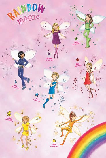 Rainbow mafic dance fairies